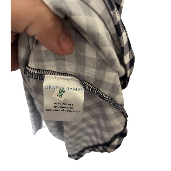 Draper James Jo Dee Dress Gingham Nassau Navy NWT SIZE 1X - Picture 7 of 8